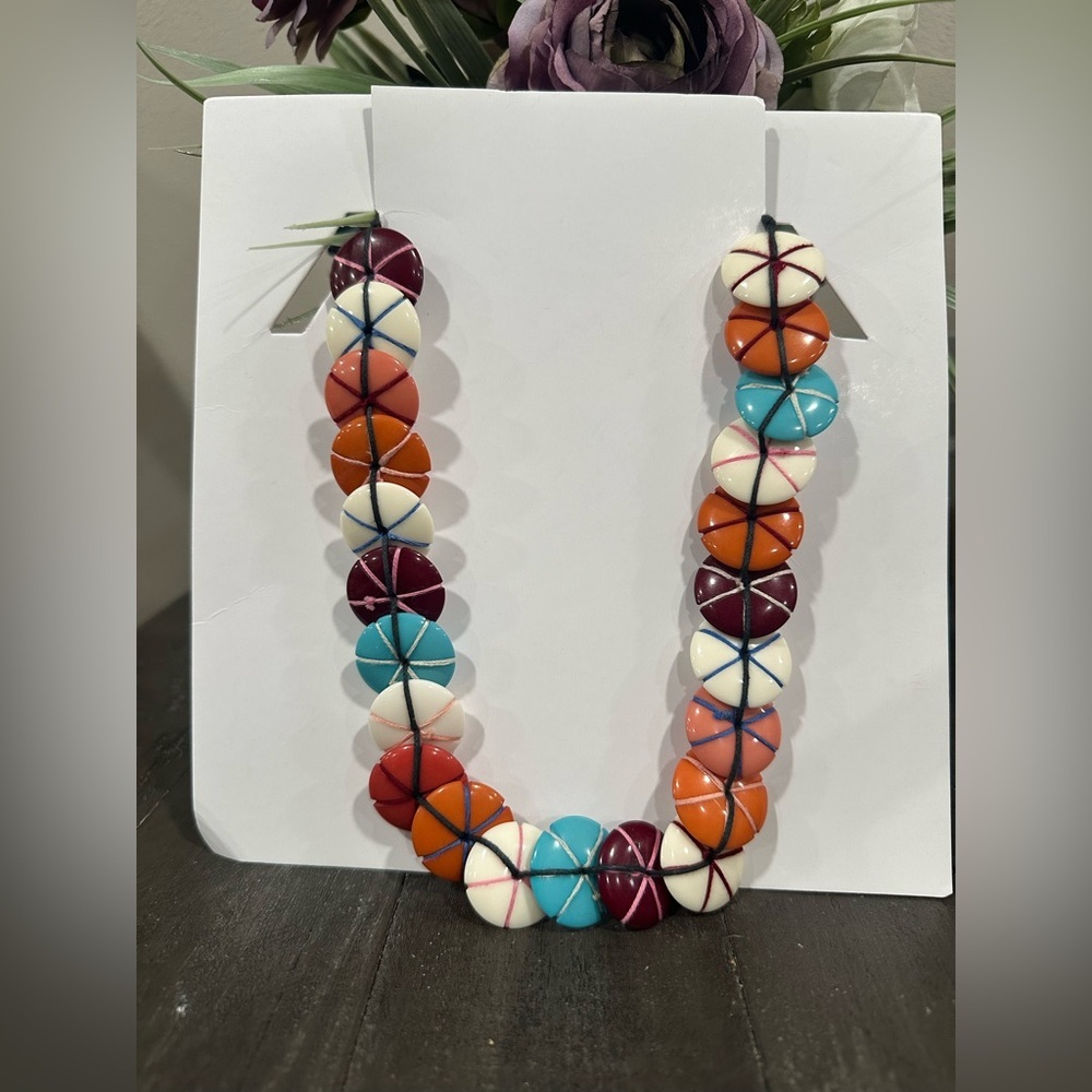 NEW Multicolored Chunky Statement Necklace